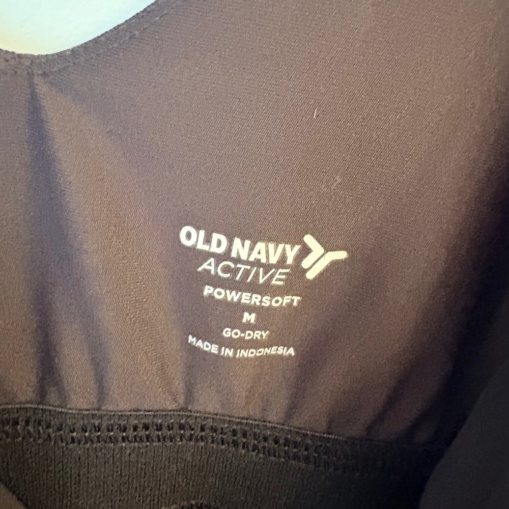 Old Navy Active Powersoft Go-Dry Exercise Dress Black Built-in Shorts Medium - Picture 3 of 7